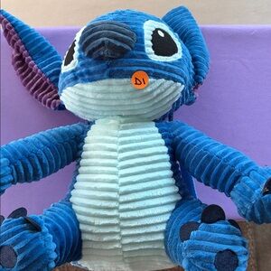 D1, Stitch Blue Backpack With A Small Pocket